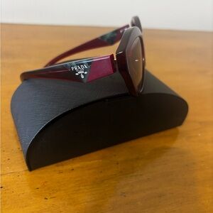Prada Women's Burgundy Sunglasses